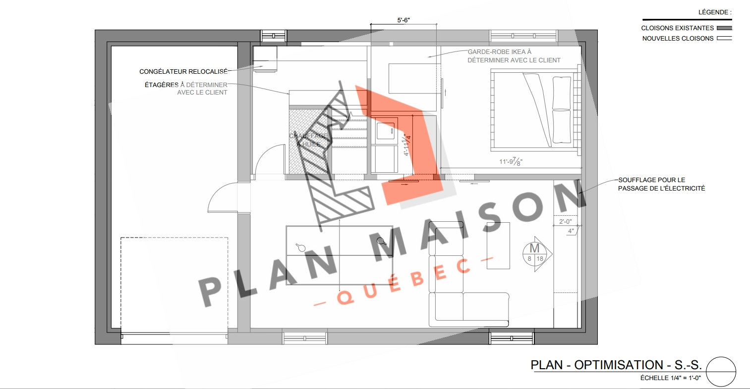 Home renovation plan Plan Maison Québec
